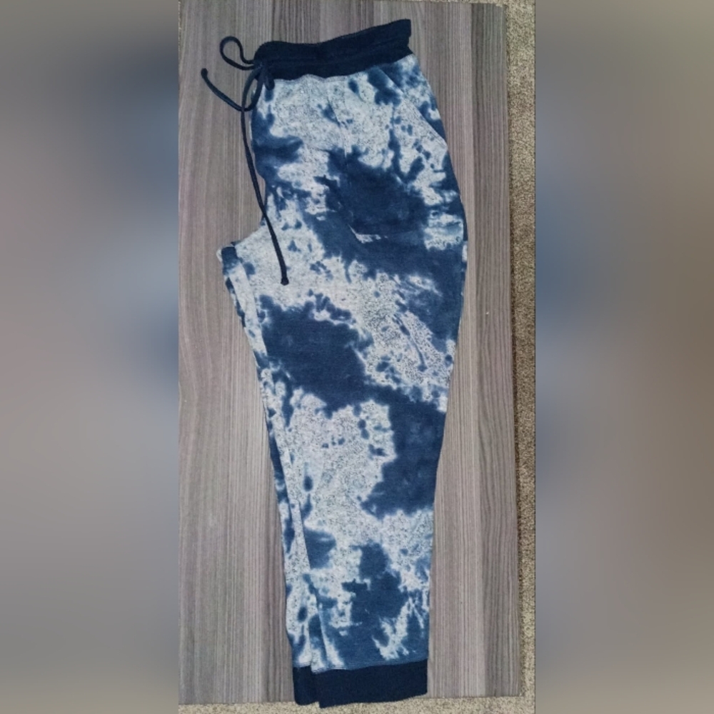 Time and Tru XXL Women's Plus Size Tie Dye Jogger Pants